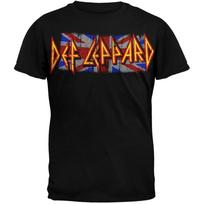DEF LEPPARD cd cvr UNION JACK LOGO Official SHIRT XL new XXL