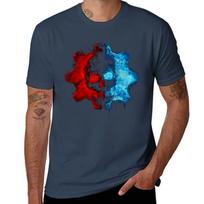 Fire and Ice OUnisex Gears TShirt Sports Basic Short Sleeve TShirt S