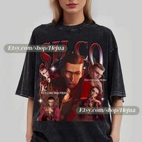 Silco Arcane T-Shirt Unisex Vintage Streetwear Shirt Anime Apparel fanmerch lol Merchandise Fan gift S