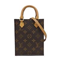 [Pre-Owned] Louis Vuitton Petit Sac Plat 'Brown Monogram Canvas' - Good #6WPJGP ONE SIZE
