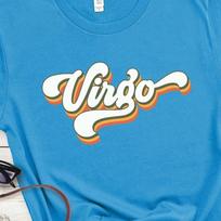 Virgo Zodiac T-Shirt, Astrology Tee, Birthday Gift, August September Birthdays, Unisex Jersey Shirt, Horoscope Top, 7 colors 4XL