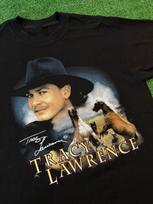 Vintage 90s Tracy Lawrence Country Texas Shirt Black Unisex S-2345XL M