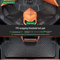 Premium BYD Seagull Full Surround TPE Threshold Floor Mats Set (26-Piece) Seagull [23-25 Version]