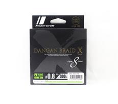 Major Craft Dangan Braid X Line X8 300m P.E 0.8 Green DBX8-300/0.8GR (2460) žalia