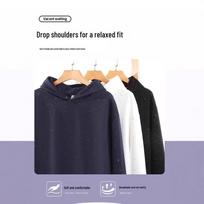 Pure Cotton 'Full of Stars' Hoodie Sweatshirt - White, Black, Wine Red, Navy Blue Available Large juoda