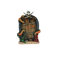Figurines Fairys Door Yard Art Multicolor Fairy Garden Door Miniature Fairy Gnome Outdoor Garden Ornament Wooden Fairy Gate