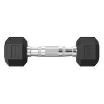 Sporto prekės, TUNTURI Platinum, šešiakampės formos guminiai hanteliai, 2*2 kg, 1 vnt.