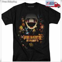 Five Nights at Freddy's FNAF Help Wanted, Fazbear Horror Game Graphic Tee Unisex XXXXL