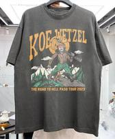 Koe Wetzel THE ROAD TO HELL TOUR T Shirt Full Size S-5XL SS326 XXL