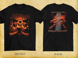 2 sides Run Like Hell Kittie Shirt Classic Black Unisex S-2345XL 2B0074 S