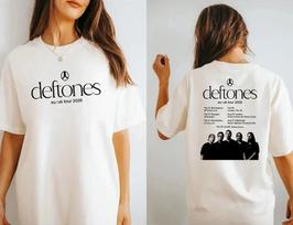Deftones EU UK Tour 2026 T-Shirt Music Concert Tour Fans Gift Unisex Tee XXXL
