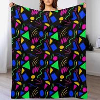 Arcade carpet Throw Blanket Warm Throw Blanket Gift for Anniversary Size: 75*100cm, Weight: 230 GSM