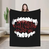 My Chemical Romance Grupės Antklodė Muzika Super Šilta Estetiška Pliušinė Mėtoma Antklodė Miegamajam Stovyklavimui Flanelinė Paklodė Lovos Užvalkalas 80x120cm(31x47inch)