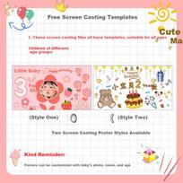 Onizi Birthday Scene Setup Girl Birthday Balloon Props Atmosphere Setup Party Decoration Happy Table Floating Set