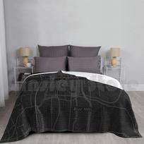 Kansas Area Map , Kansas Dark Map , Kansas Map Print , Kansas Wall Art Blanket For Sofa Bed Travel Kansas City Size: 75*100cm, Weight: 230 GSM