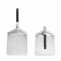 Stainless Steel Pizza spades Detachable Handle Foldable Peel Easy Storage Cooking Accessory 430 with Holes 1