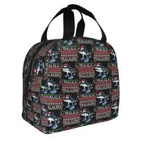 Italian Brainrot Tralalero Tralala Insulated Lunch Bag for Camping Travel Funny Meme Portable Thermal Cooler Lunch Box Women Men One Size