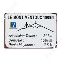 Mont Ventoux Cycling Metal Sign pub Garage Poster Club Design Tin sign Poster 20X30CM