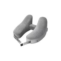 Soft Velour Cover Travel Neck Pillow Massage Feature H-Shaped Neck Pillow  Airplane Use