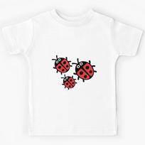 Kids Ladybirds Ladybugs - Coccinellidae Beetle - Red And Black Ladybugs - Sweet Kids Gifts Kids T-Shirt 100