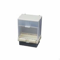 Automatic birds Feeder Easy to Refill Cage Hanging Large Capacity Leak Resistant Food 250G Single Card