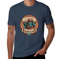 Ghost Pirate Grogmonkey Island Craft Beervideo Game Tshirt High Quality Durable Tshirt S