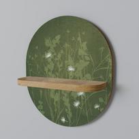 Dandelion hold oval shelf