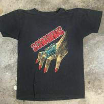 Vintage Scorpions Single Stitch 1980s Cotton Black Unisex T-Shirt L