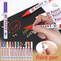 Clearance under 5 Season Gift Paint Pen Marker Color Oily Marker Pen Tire Ceramic Paint Touch-up Pen Pen1ml