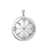 Dawapara Pentacle of Jupiter Solomon Talisman Acquiring Glory and Riches  Pendant DIY for Necklace Stainless Steel Accessories