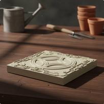 Stepping Stone Form Decorative Patterns Garden Pathway Former Reusable DIY Paver for Gardeners,