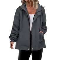 Women's Windbreaker Golf Jacket for Outdoor Sports and Hiking L