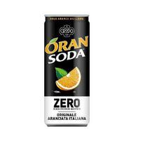 Gazuotas gėrimas oran soda zero skardinėje 330ml - fondi di crodo
