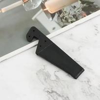 Mini V modelio mobiliojo telefono laikiklis Stalo stovas Spalvingas Nešiojamas Sulankstomas Laikiklio stovas IPhone13 14 Universalus Laikiklis juoda