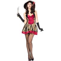 Sexy female pirate costume queen costume, cosplay, halloween party costume set one size fits all juoda