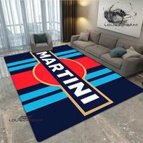 Martini Racing Neslystantis durų kilimėlis Plaunamas virtuvės kilimas Svetainės koridoriaus kilimai Vonios kambario durų kilimėliai 50x80cm gray
