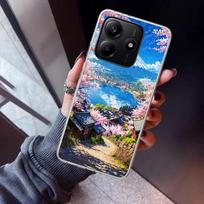 Japanese Cherry Mount Fuji Phone Case For Xiaomi Redmi Note 10 11 12 13 14 15 Pro Plus 11S 12S 14S 11T 11E 10S Soft TPU Back Cov Redmi Note 13 Pro 4G