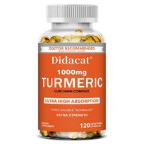 Turmeric Curcumin Complex 1000 Mg Dietary Supplement, Ultra High Absorption 120 Capsules