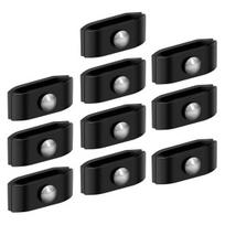 10Pcs Grid Mat Connectors Stainless Steel Fence Grid Connectors Grid Fence Panel Connectors for Double Pole Fence Attachment 10pcs juoda