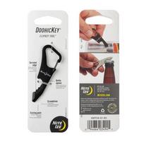 Nite Ize – DoohicKey ClipKey įrankių komplekto karabinas – plienas – juodas – KMTCK-01-R3