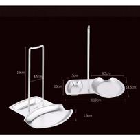 Stainless Steel Pot Lid Rack Detachable Pan Cover Shelf Kitchen Multifunctional Spatula Holder Spoon Stand Kitchen Accessories