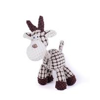 Hot new arrival pet cat dog sound toy cotton rope creative donkey plush bite training interactive pet toy for dog cat grey brown balta