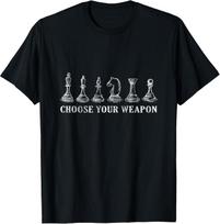 Choose Your Weapon Chess Retro Vintage Gift Tee - Made In Usa XL