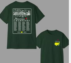 2025 Masters Tournament Augusta 91 Years Tee Golf T-shirt Gifts for Men  Women S