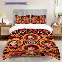 Abba Harmony Melody Bedding (1 * duvet cover + 2 * pillowcase, without core) 2D Flat Christmas birthday gift Bedding set Soft and comfortable 135x200cm