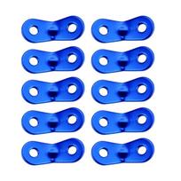 Rope Buckle Nails Cord Lock Buckles Tent Rope Buckles Tent Rope Tensioners Wind Rope Peanut Stopper mėlyna