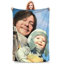 Bridge Baby on Board Death Stranding Blankets Lightweight Flannel Sofa Throw Blanket for Couch Bedding Office Throws Bedspread Size: 75*100cm, Weight: 230 GSM