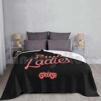 Grease-Pink Ladies Blanket For Sofa Bed Travel Grease Musical Music Retro Vintage Rock Fanboy Classics Cinema Size: 75*100cm, Weight: 230 GSM