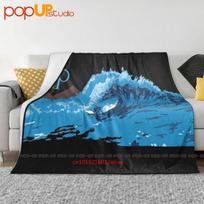 Vintage 80S Ocean Pacific Op Med Surf Zip Hawaii Hawaiian Island Ultra-Soft Blanket Quilt Winter Sofa Cover Bed Covers Size: 75*100cm, Weight: 230 GSM