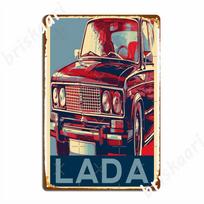 Vaz-2101 Lada 1200 Metal Signs Cinema Kitchen Wall Classic Poster Tin sign Posters 20X30CM